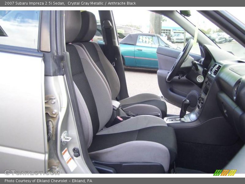 Crystal Gray Metallic / Anthracite Black 2007 Subaru Impreza 2.5i Sedan