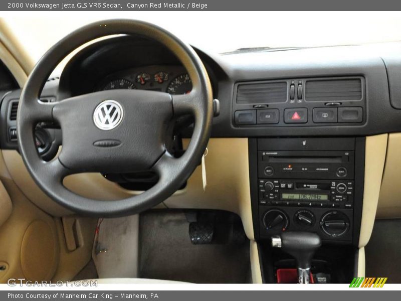 Canyon Red Metallic / Beige 2000 Volkswagen Jetta GLS VR6 Sedan