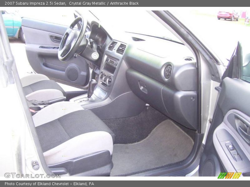 Crystal Gray Metallic / Anthracite Black 2007 Subaru Impreza 2.5i Sedan