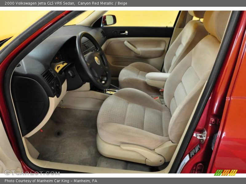 Canyon Red Metallic / Beige 2000 Volkswagen Jetta GLS VR6 Sedan