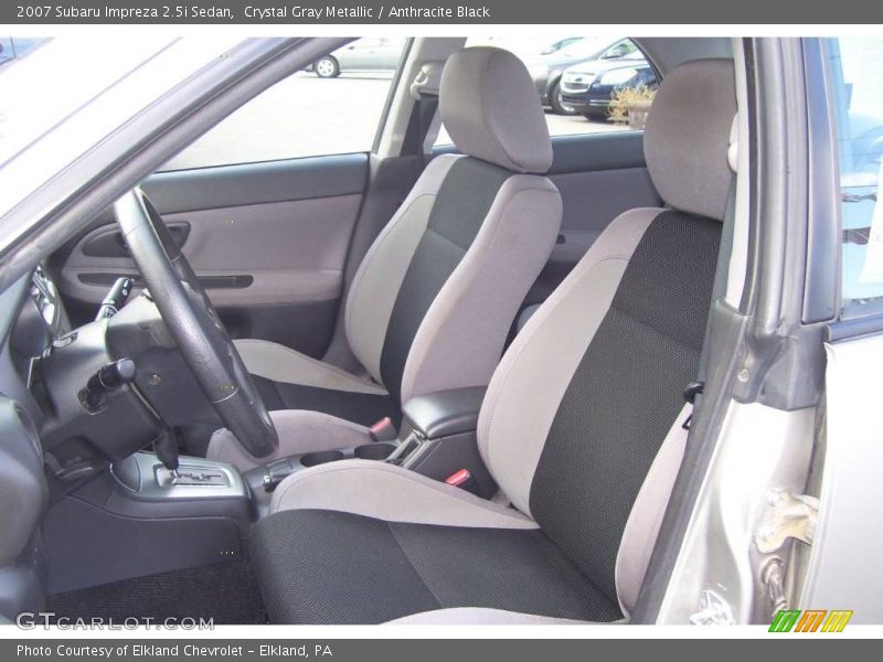 Crystal Gray Metallic / Anthracite Black 2007 Subaru Impreza 2.5i Sedan
