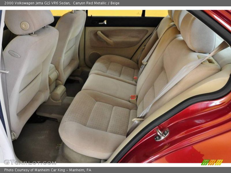 Canyon Red Metallic / Beige 2000 Volkswagen Jetta GLS VR6 Sedan