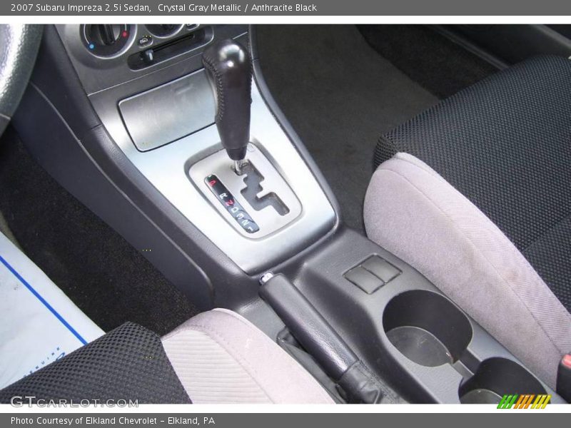 Crystal Gray Metallic / Anthracite Black 2007 Subaru Impreza 2.5i Sedan