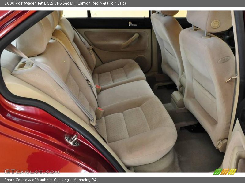 Canyon Red Metallic / Beige 2000 Volkswagen Jetta GLS VR6 Sedan