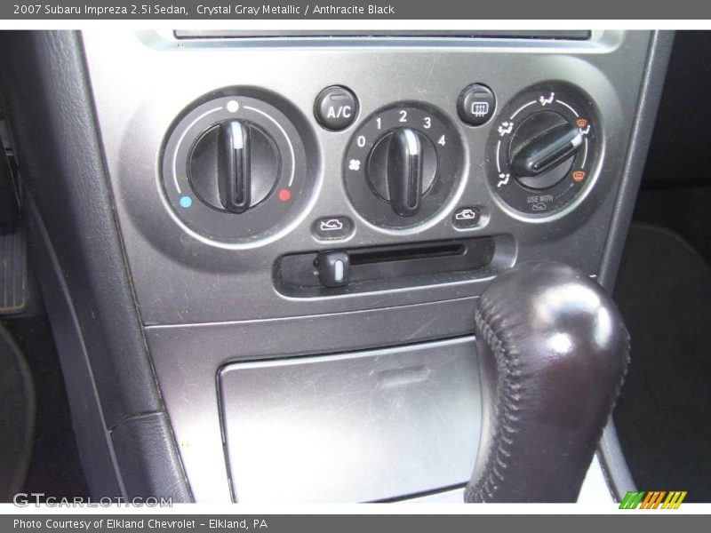 Crystal Gray Metallic / Anthracite Black 2007 Subaru Impreza 2.5i Sedan