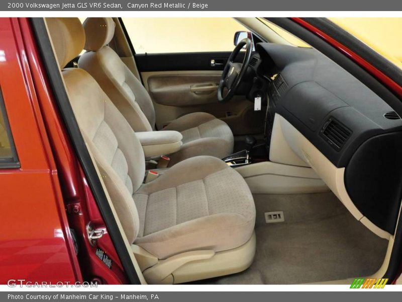 Canyon Red Metallic / Beige 2000 Volkswagen Jetta GLS VR6 Sedan