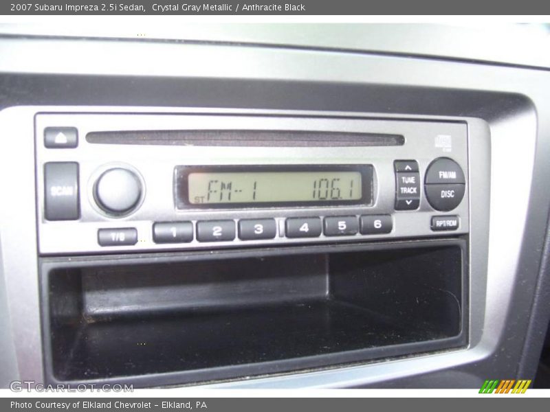 Crystal Gray Metallic / Anthracite Black 2007 Subaru Impreza 2.5i Sedan