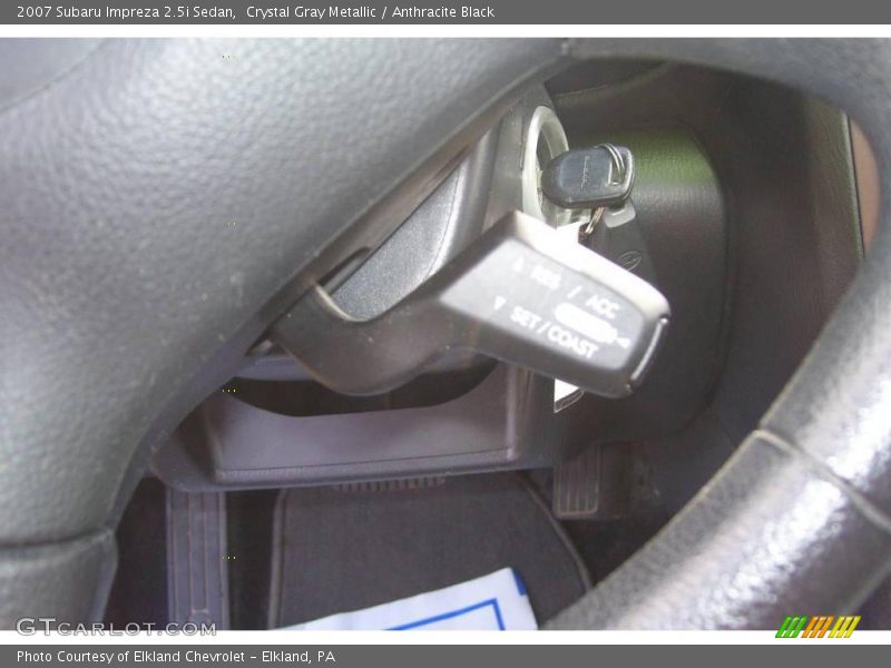 Crystal Gray Metallic / Anthracite Black 2007 Subaru Impreza 2.5i Sedan
