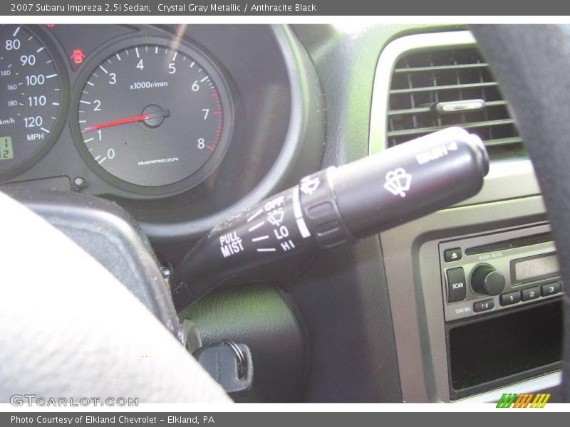 Crystal Gray Metallic / Anthracite Black 2007 Subaru Impreza 2.5i Sedan