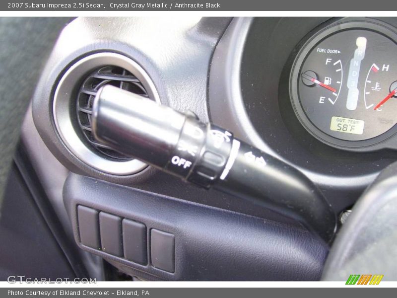 Crystal Gray Metallic / Anthracite Black 2007 Subaru Impreza 2.5i Sedan