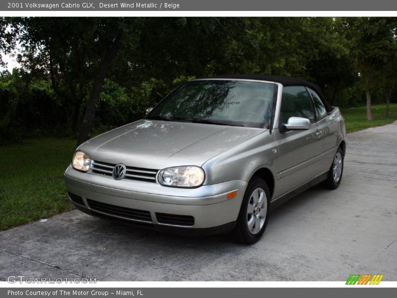 Desert Wind Metallic / Beige 2001 Volkswagen Cabrio GLX