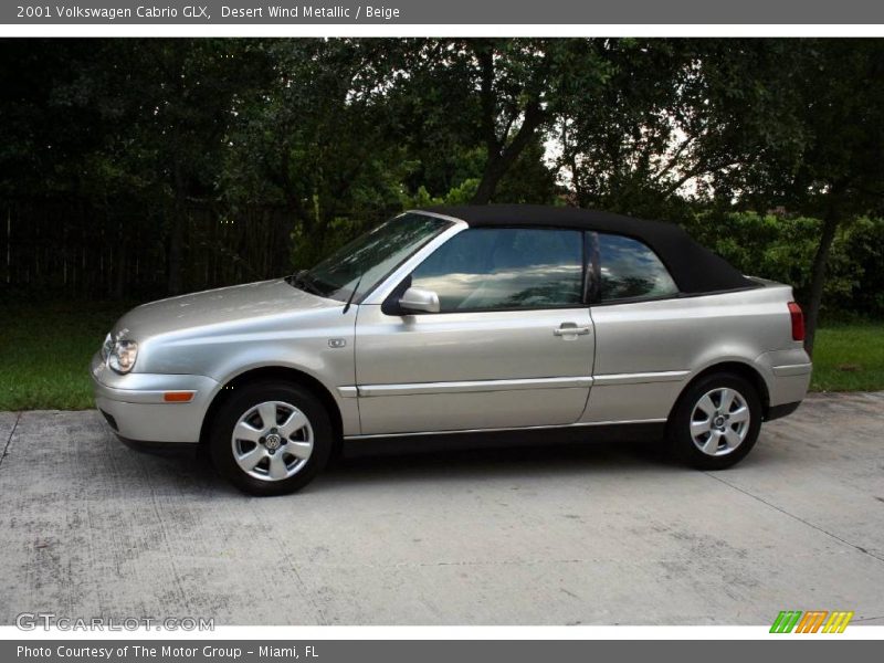 Desert Wind Metallic / Beige 2001 Volkswagen Cabrio GLX