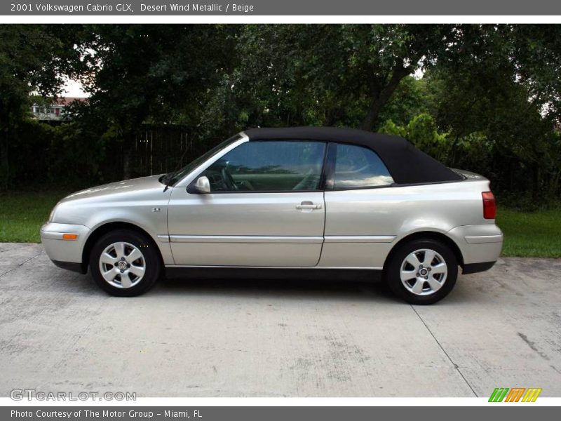 Desert Wind Metallic / Beige 2001 Volkswagen Cabrio GLX
