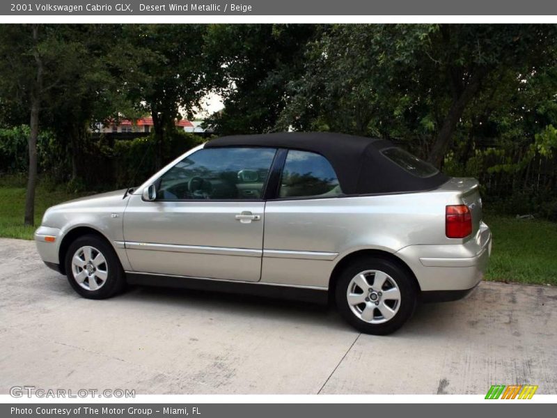 Desert Wind Metallic / Beige 2001 Volkswagen Cabrio GLX