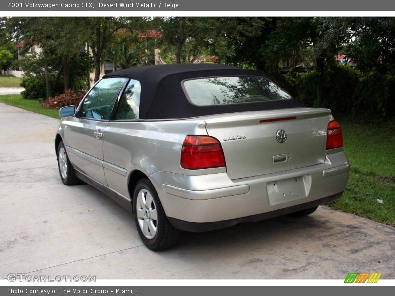 Desert Wind Metallic / Beige 2001 Volkswagen Cabrio GLX
