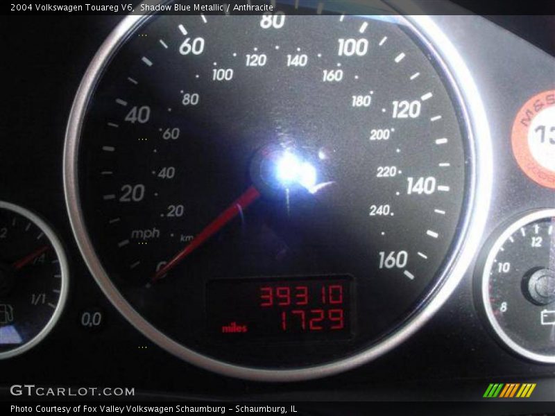 Shadow Blue Metallic / Anthracite 2004 Volkswagen Touareg V6