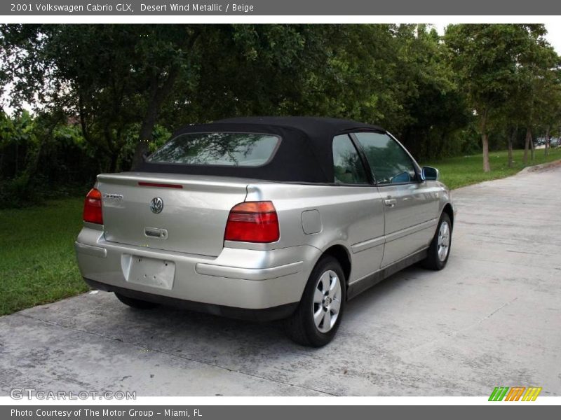 Desert Wind Metallic / Beige 2001 Volkswagen Cabrio GLX