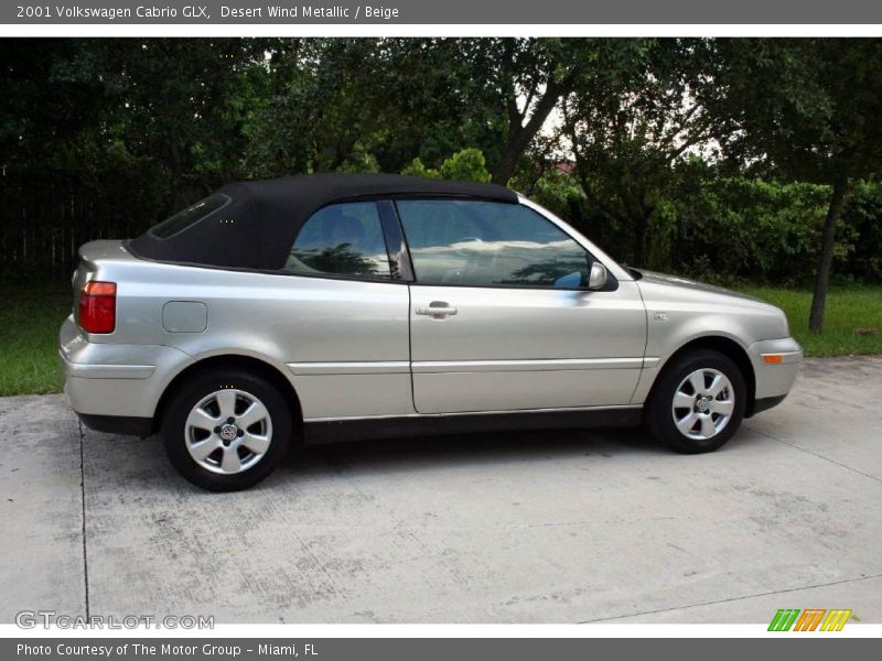 Desert Wind Metallic / Beige 2001 Volkswagen Cabrio GLX