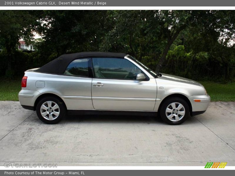 Desert Wind Metallic / Beige 2001 Volkswagen Cabrio GLX