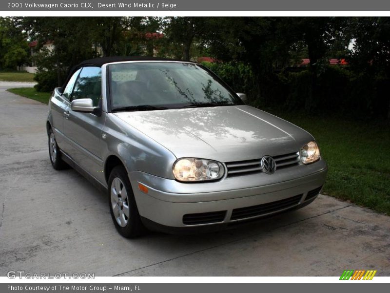 Desert Wind Metallic / Beige 2001 Volkswagen Cabrio GLX