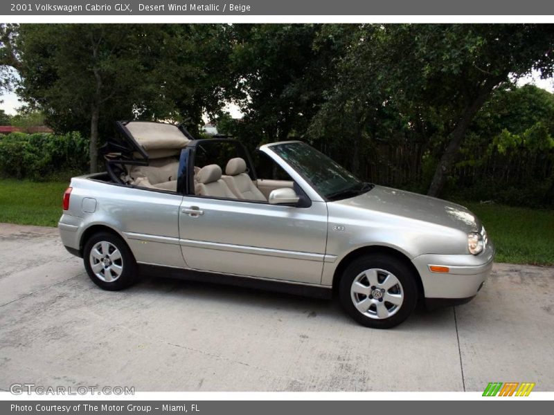 Desert Wind Metallic / Beige 2001 Volkswagen Cabrio GLX