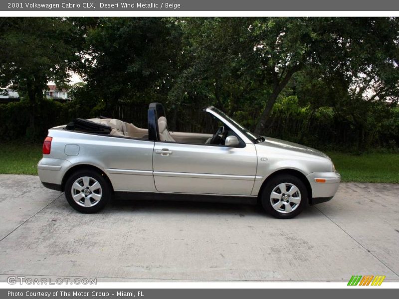 Desert Wind Metallic / Beige 2001 Volkswagen Cabrio GLX