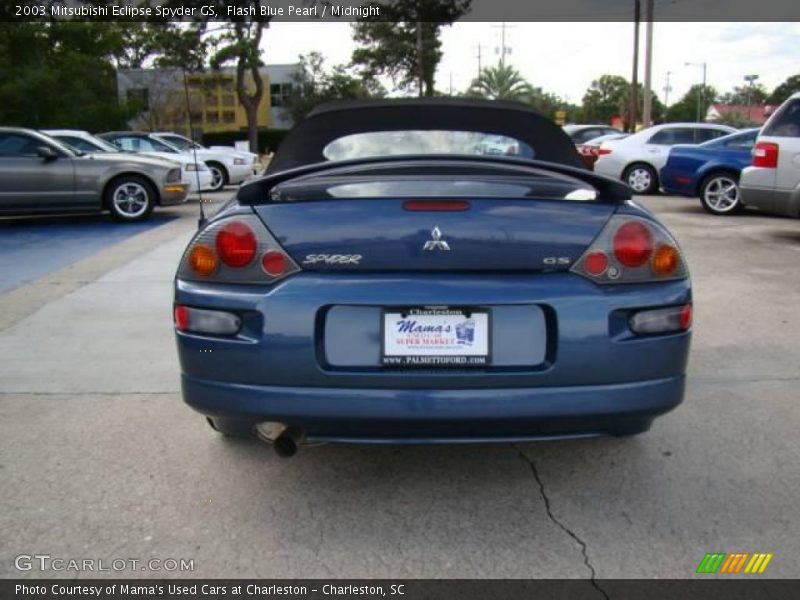 Flash Blue Pearl / Midnight 2003 Mitsubishi Eclipse Spyder GS