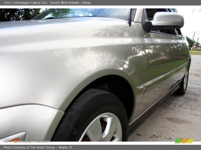 Desert Wind Metallic / Beige 2001 Volkswagen Cabrio GLX