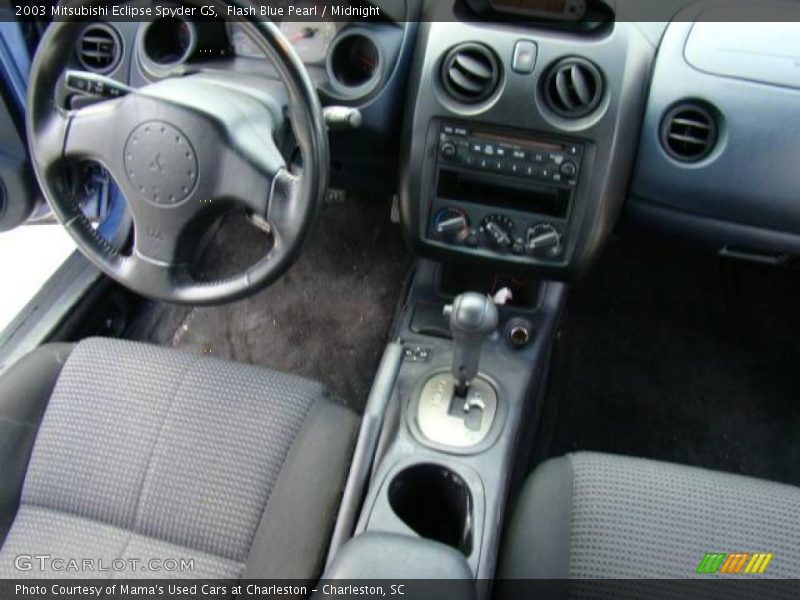Flash Blue Pearl / Midnight 2003 Mitsubishi Eclipse Spyder GS