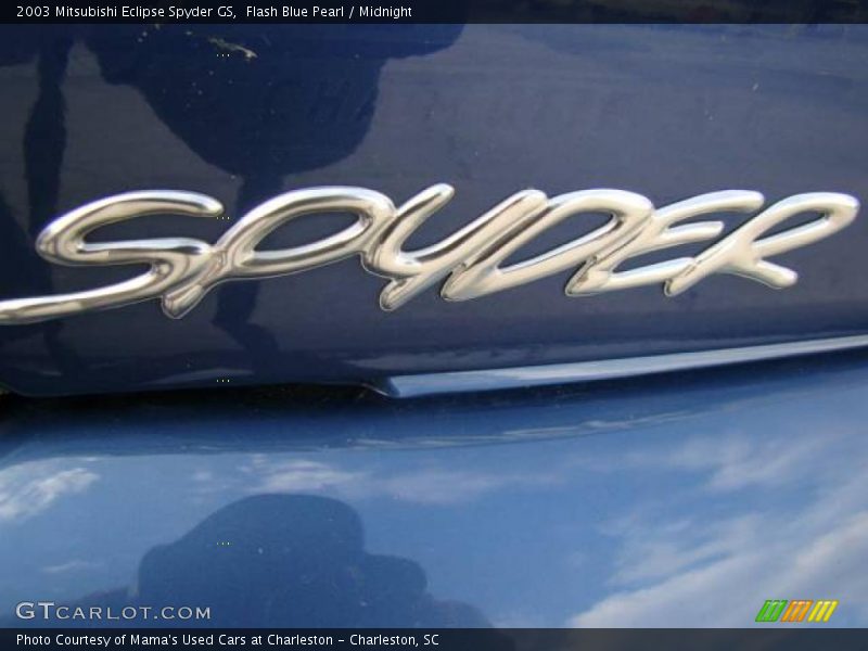 Flash Blue Pearl / Midnight 2003 Mitsubishi Eclipse Spyder GS