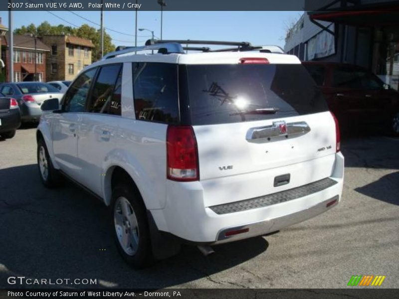 Polar White / Gray 2007 Saturn VUE V6 AWD