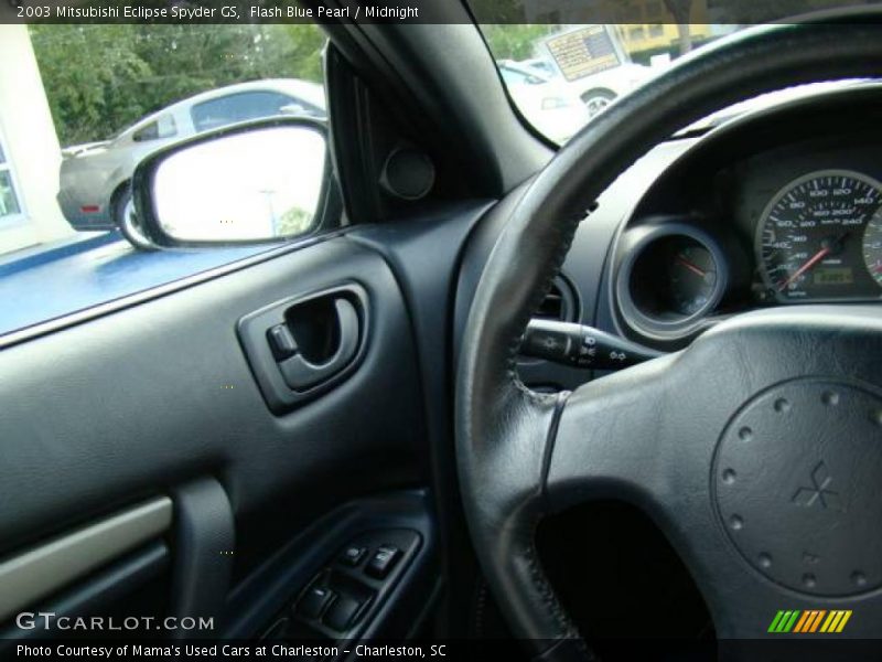 Flash Blue Pearl / Midnight 2003 Mitsubishi Eclipse Spyder GS