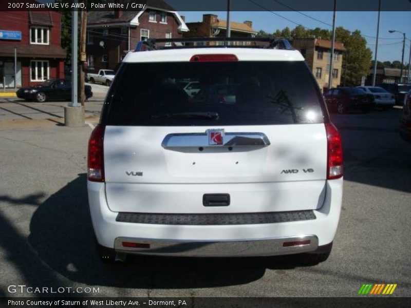 Polar White / Gray 2007 Saturn VUE V6 AWD