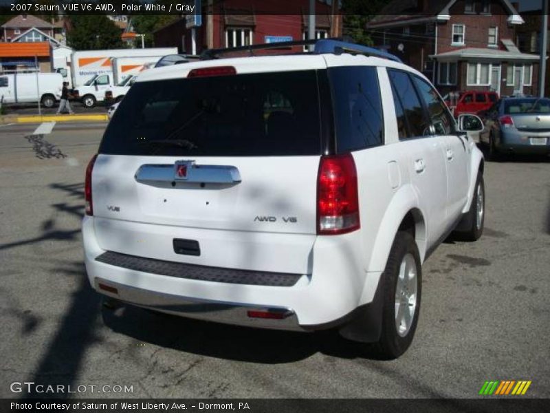 Polar White / Gray 2007 Saturn VUE V6 AWD