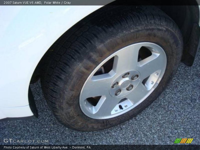 Polar White / Gray 2007 Saturn VUE V6 AWD