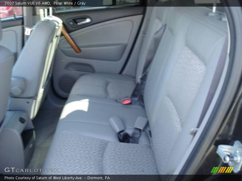 Polar White / Gray 2007 Saturn VUE V6 AWD