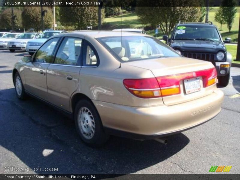 Medium Gold / Tan 2001 Saturn L Series L200 Sedan