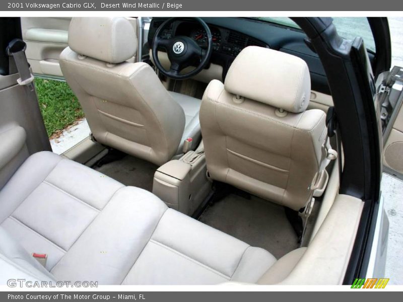 Desert Wind Metallic / Beige 2001 Volkswagen Cabrio GLX