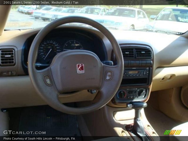 Medium Gold / Tan 2001 Saturn L Series L200 Sedan