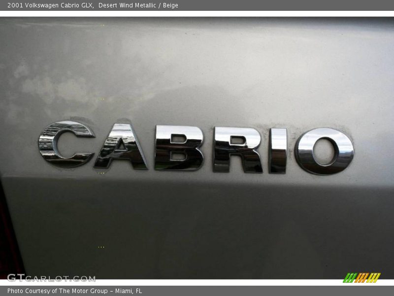 Desert Wind Metallic / Beige 2001 Volkswagen Cabrio GLX