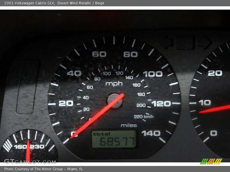 Desert Wind Metallic / Beige 2001 Volkswagen Cabrio GLX