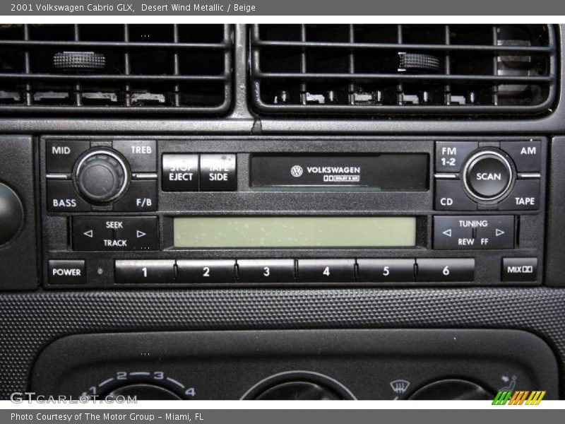 Desert Wind Metallic / Beige 2001 Volkswagen Cabrio GLX