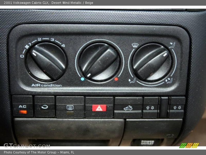 Desert Wind Metallic / Beige 2001 Volkswagen Cabrio GLX