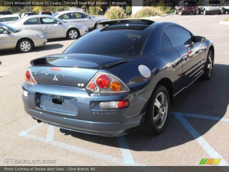 Torched Steel Blue Metallic / Midnight 2004 Mitsubishi Eclipse GS Coupe
