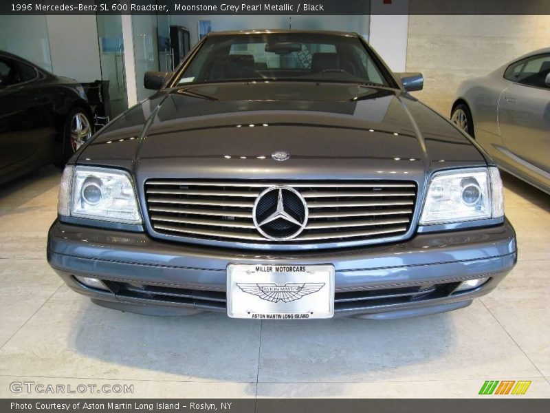Moonstone Grey Pearl Metallic / Black 1996 Mercedes-Benz SL 600 Roadster
