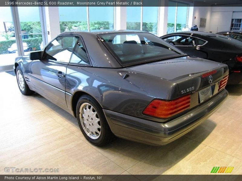 Moonstone Grey Pearl Metallic / Black 1996 Mercedes-Benz SL 600 Roadster