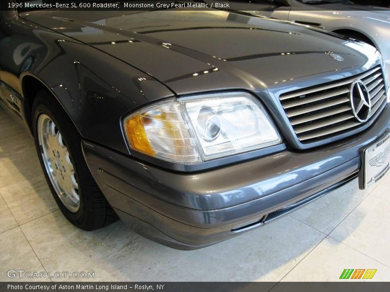 Moonstone Grey Pearl Metallic / Black 1996 Mercedes-Benz SL 600 Roadster