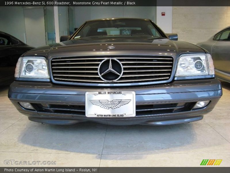 Moonstone Grey Pearl Metallic / Black 1996 Mercedes-Benz SL 600 Roadster