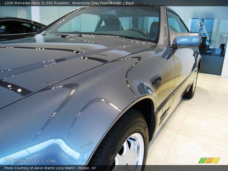 Moonstone Grey Pearl Metallic / Black 1996 Mercedes-Benz SL 600 Roadster