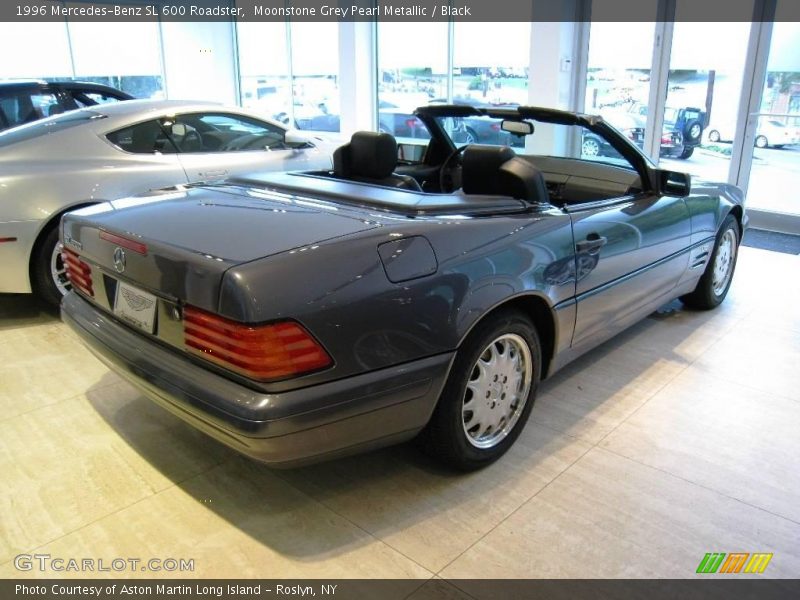 Moonstone Grey Pearl Metallic / Black 1996 Mercedes-Benz SL 600 Roadster